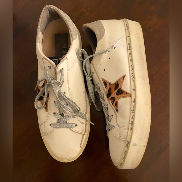 Golden Goose sneakers in good condition.